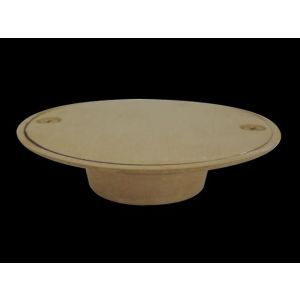 REJILLA CIEGA BRONCE C/CUELLO  1 1/4" GCP