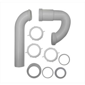 SIFON PLASTICO DE 1 1/2" CON ADAPTADOR PARA 1 1/4". WEQUP