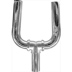 SIFON DOBLE METALICO 1 1/2" FREGADERO. WEQUP