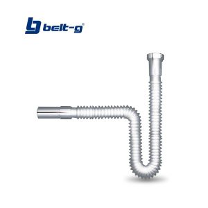 Sifón para lavamanos plástico cromado extensible 1 1/4" Belt-g