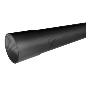 Tubo PVC ranurado agua pozo 315 mm x 6 m negro Tubrica