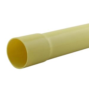 Tubo PVC agua servida 50 x 1,8 mm x 3 m UM amarillo ASTM Tubrica