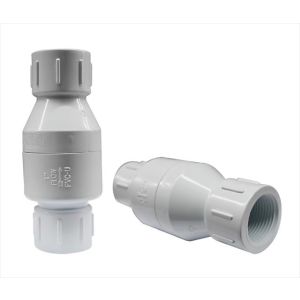 VALVULA CHECK PVC 1" ROSCAR. WEQUP