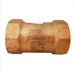 VALVULA CHECK LATON BRONCE 3/4". GRINACA
