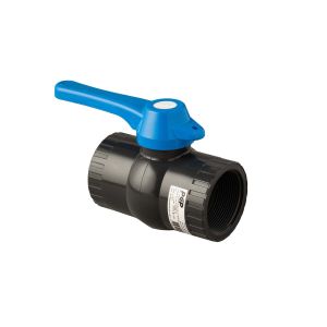 Válvula de bola PVC para riego y químicos para roscar 2" PCP