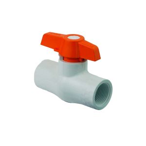 Llave de bola liviana PVC para roscar 3/4" PCP