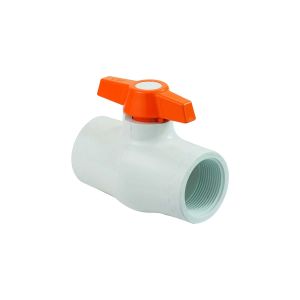 Llave de bola liviana PVC para roscar 1" PCP