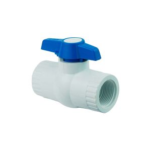 Llave de bola pesada PVC para roscar 1" PCP