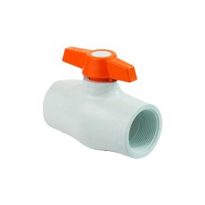 Llave de bola liviana PVC para roscar 1 1/2" PCP