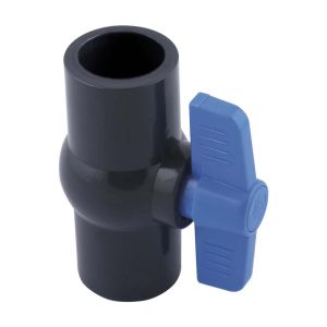 Llave de bola compacta PVC para soldar 1/2" Tubrica