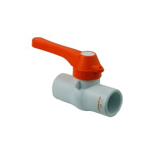 Llave de bola liviana manija larga PVC para soldar 1/2" PCP