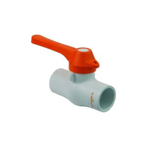 Llave de bola liviana manija larga PVC para soldar 3/4" PCP