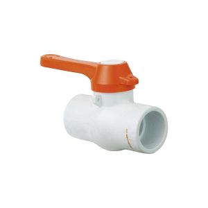 Llave de bola liviana manija larga PVC para soldar 1" PCP