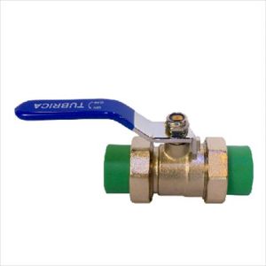 Llave de bola PPR doble unión universal 50 mm Tubrica