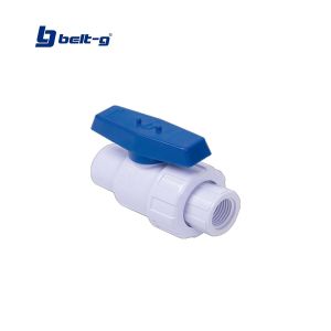 Llave de bola PVC unión universal y roscar 1/2" Belt-g