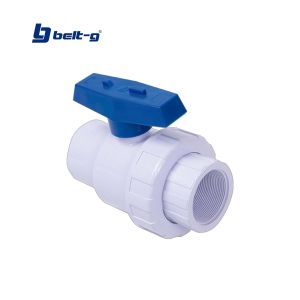 Llave de bola PVC unión universal y roscar 2" Belt-g