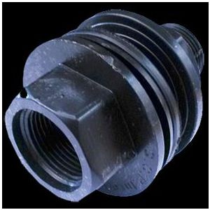 CONEXION PLASTICA PARA TANQUE 3/4" A 1". LIBERTYPLAS