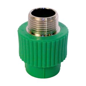 Adaptador macho PPR 50 mm x 1 1/2" Tubrica