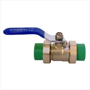 Llave de bola PPR doble unión universal 20 mm Tubrica