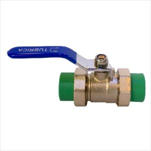 Llave de bola PPR doble unión universal 25 mm Tubrica