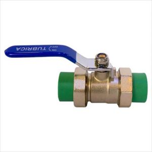 Llave de bola PPR doble unión universal 40 mm Tubrica