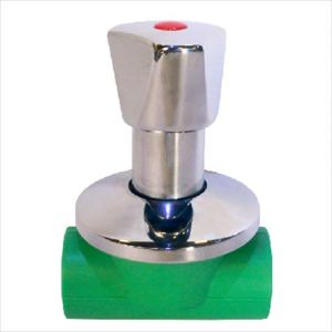 Llave de bola PPR con manilla cromada 25 mm Tubrica