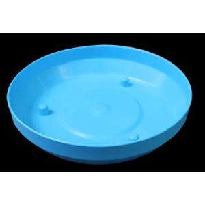 PLATO PARA MATERO ARTISTICO D-30 AZUL ELECTRICO. DECORA