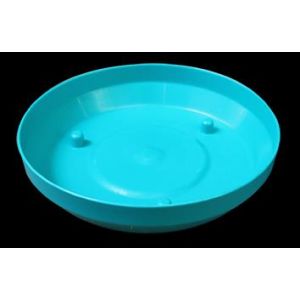PLATO PARA MATERO ARTISTICO D-15 VERDE TURQUESA DECORA. DERIVADOS PLASTICOS