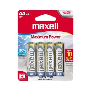 Pila alcalina AA 4 unidades Maxell