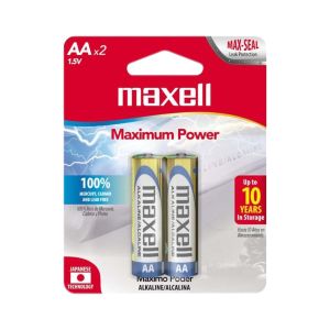 Pila alcalina AA 2 unidades Maxell