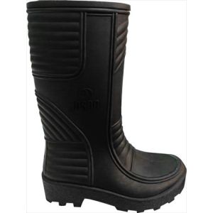 Bota de PVC caña larga negra sin puntera talla 45 Supla