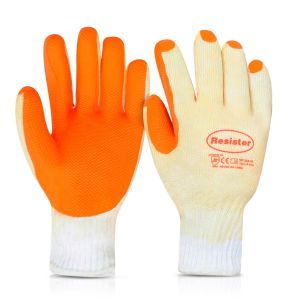 Guante tejido con latex anticorrosivo resister 10" Produsca