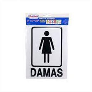 SEÑAL DE BAÑO DAMAS. BEST VALUE